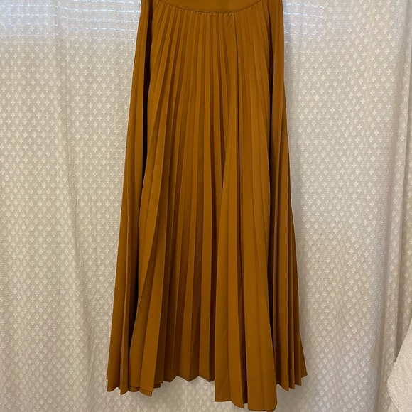 MR LARKIN lily skirt size small Sienna colorway. Pleated full midi skirt. - Picture 6 of 10